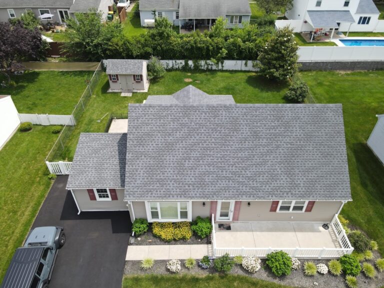 Asphalt roof installation