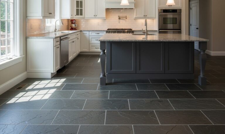 slate flooring for kitchen