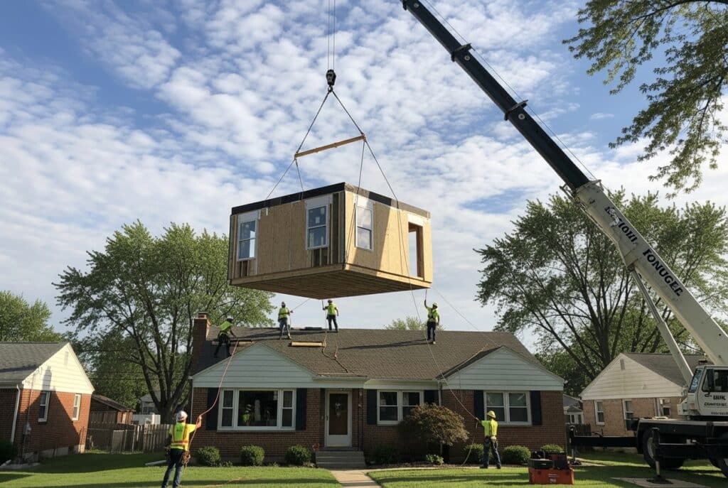 prefab 2nd story addition