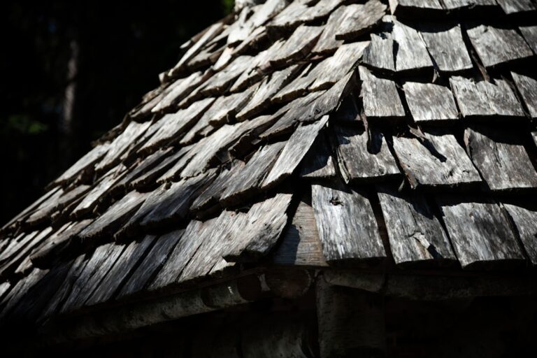 wood shingle roof