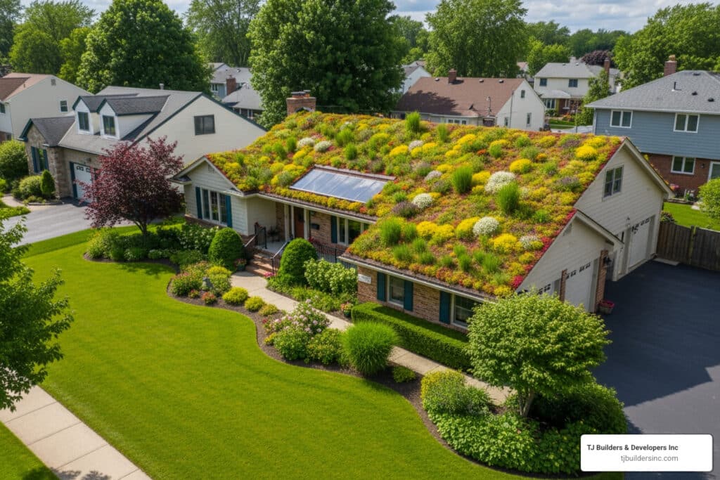 Green roofing contractors
