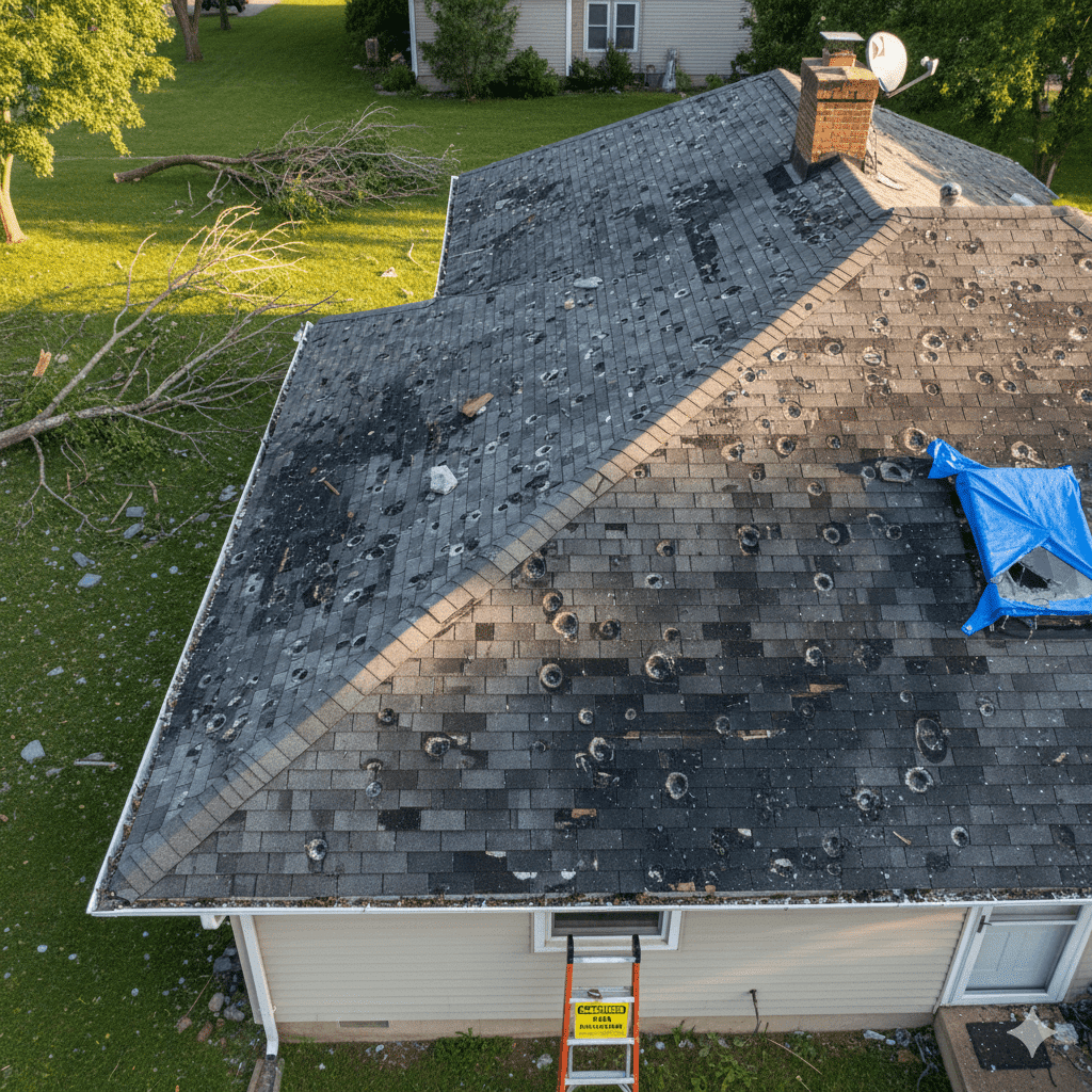 hail damage roof insurance claim
