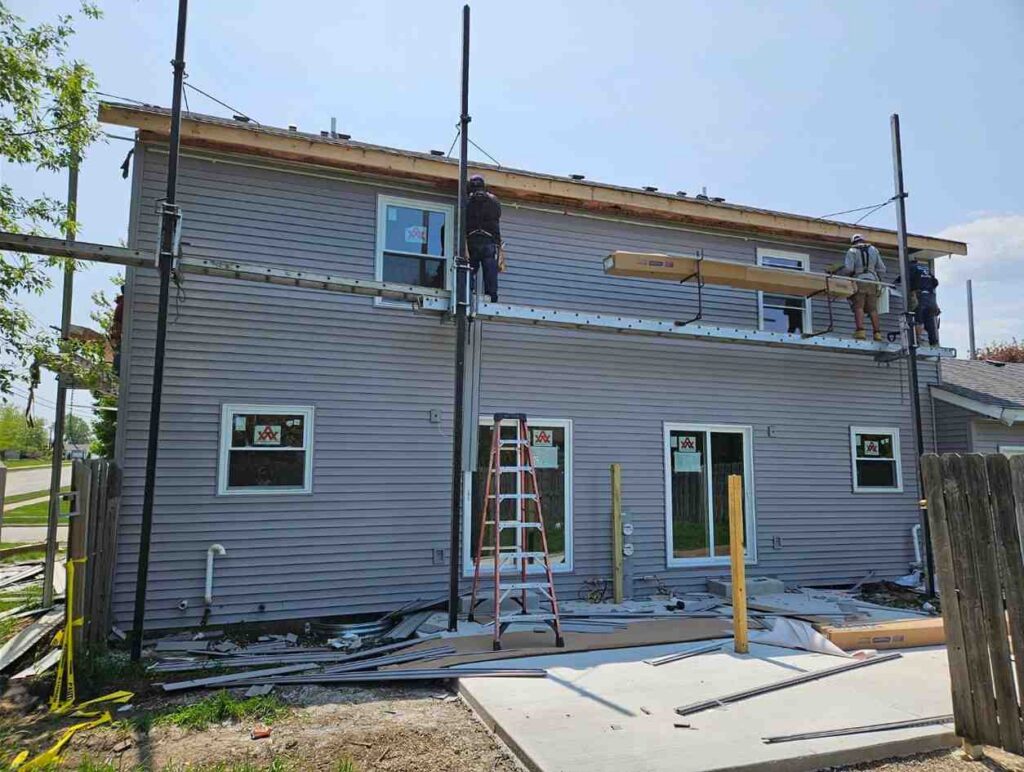 exterior siding installation