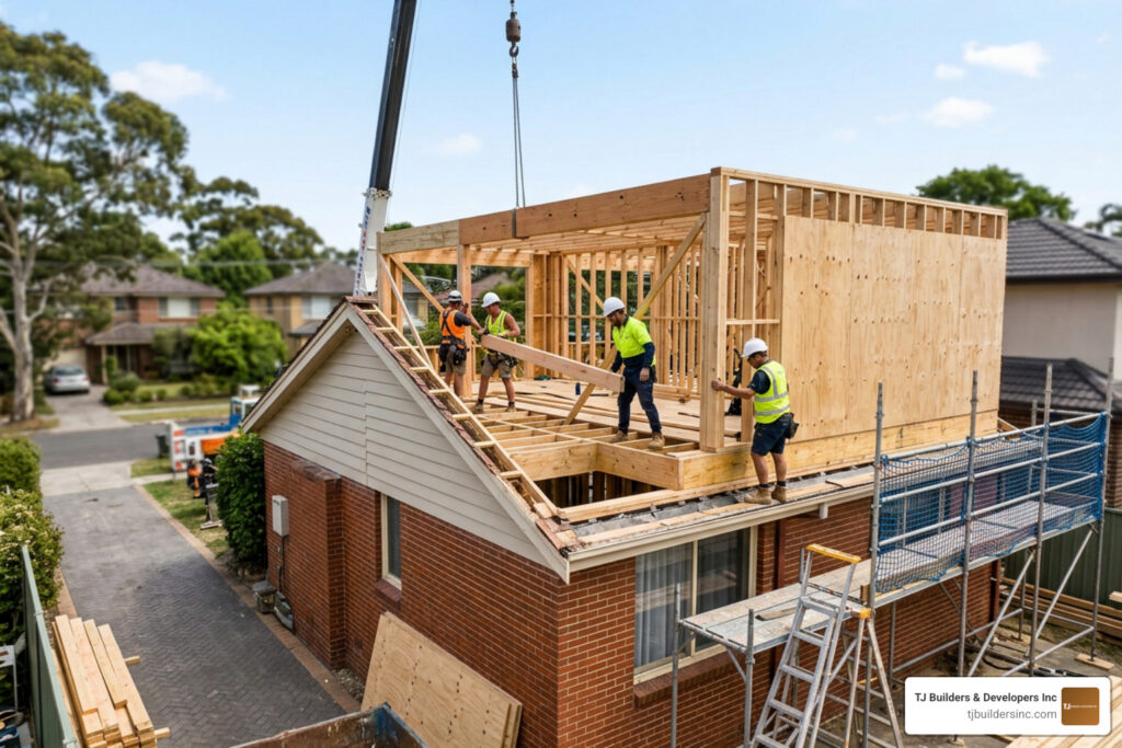 add second storey to house